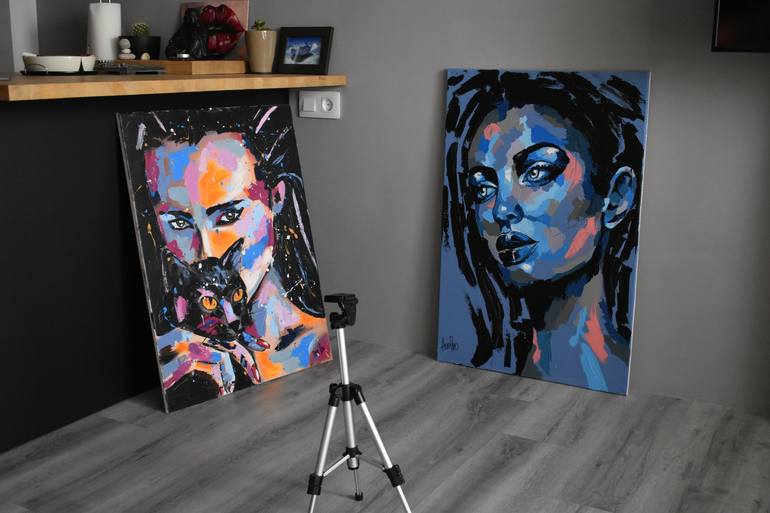 Original Pop Culture/Celebrity Painting by Ann Pro