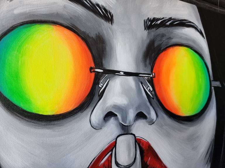 Original Figurative Pop Culture/Celebrity Painting by Ann Pro