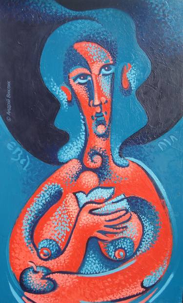 Print of Figurative Erotic Paintings by Андрій Виклик