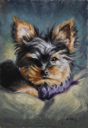 Print of Dogs Paintings by Andre Mata