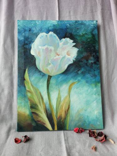 Oil Painting - Flower (A005) thumb