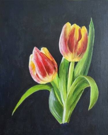 Acrylic Painting - Tulip (A001) thumb