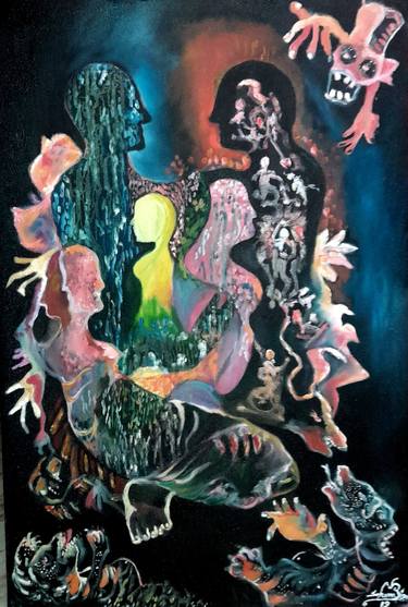 Original Abstract Paintings by Soham Biswas