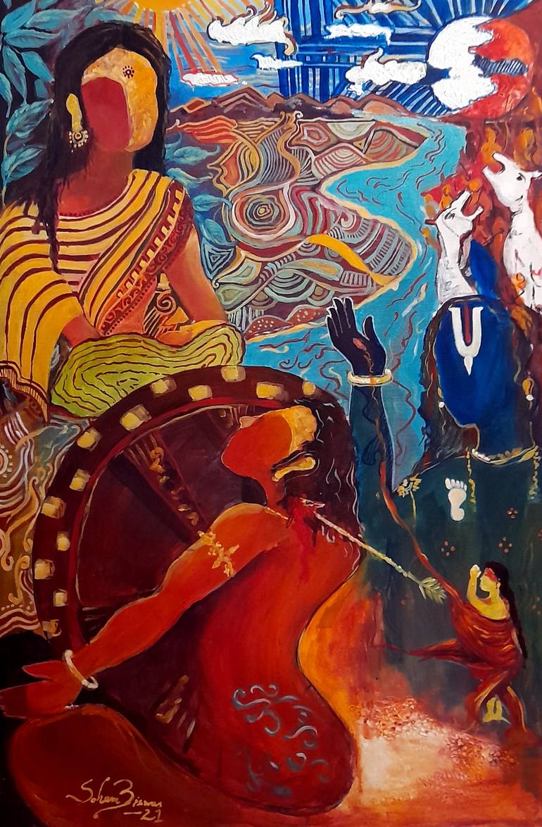 Original Abstract Other Painting by Soham Biswas