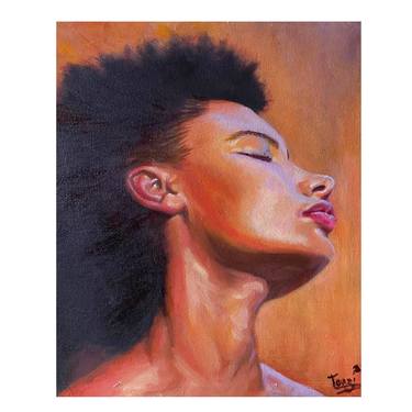 Print of Realism Portrait Paintings by Tochukwu Chidozie