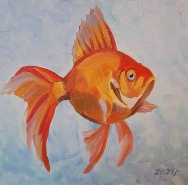 Original Fish Painting by Andriy Stadnyk