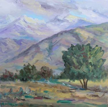 Print of Impressionism Tree Paintings by Erzhan Akhaev