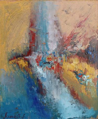 Print of Abstract Paintings by Erzhan Akhaev