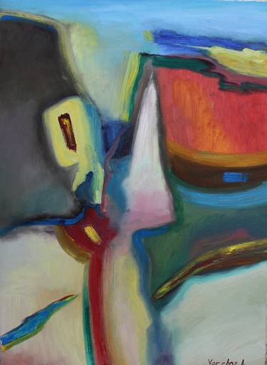 Original Abstract Painting by Erzhan Akhaev