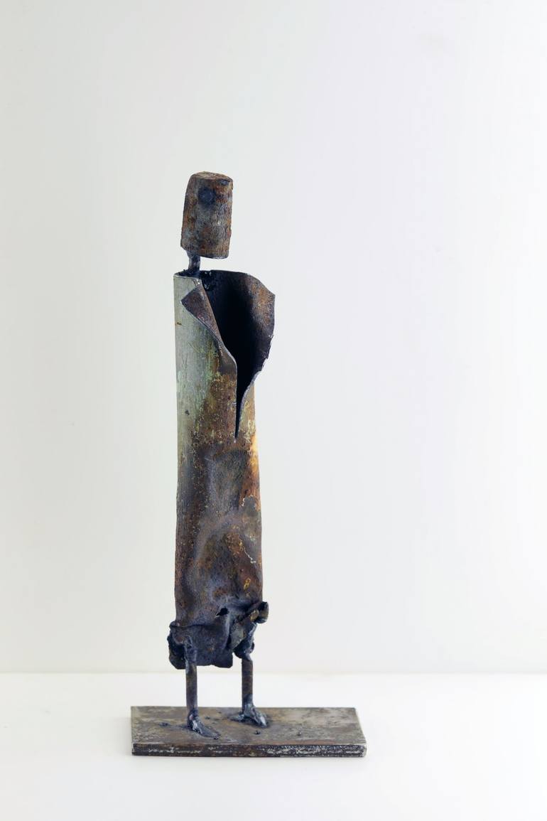 Original Minimalism People Sculpture by Val Kan