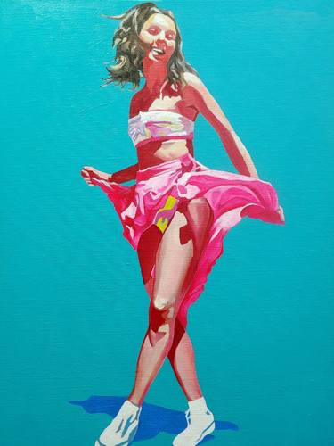 Original Pop Art Women Painting by taehyeong kim