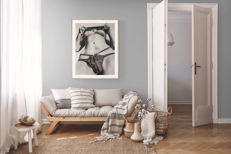 Original Figurative Erotic Drawing by Lauren Pucci