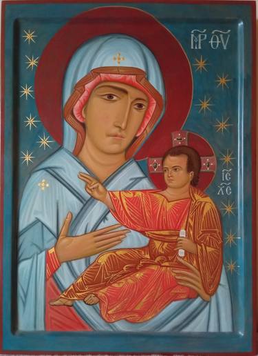 Print of Figurative Religious Paintings by Viktoriia Kolosovska