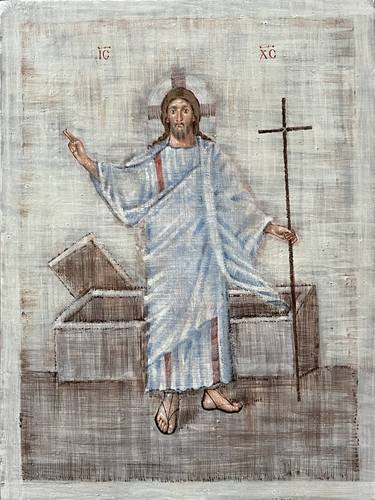 Original Contemporary Religion Paintings by Viktoriia Kolosovska