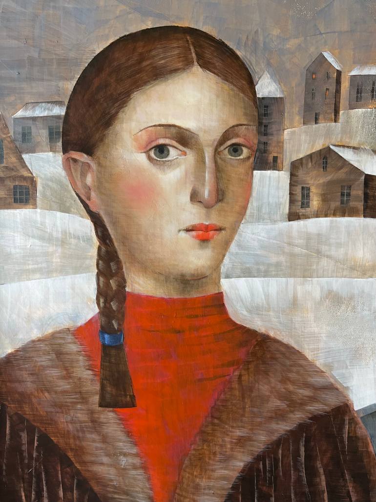 Original Renaissance Women Painting by Viktoriia Kolosovska