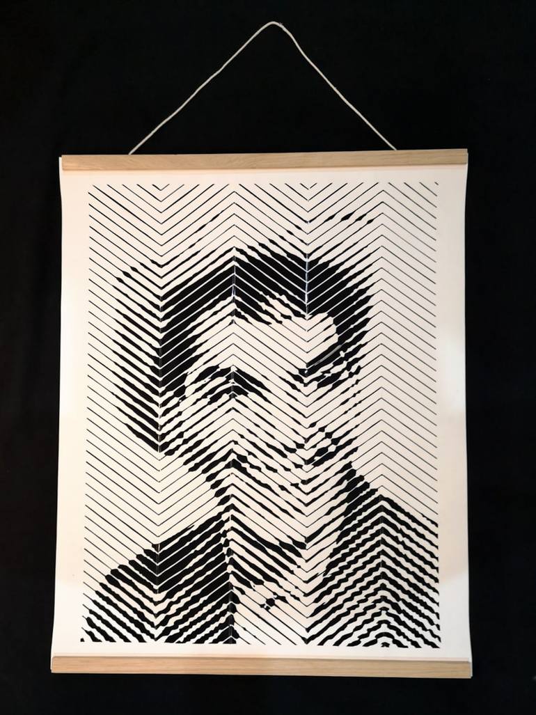 Original Modernism Pop Culture/Celebrity Collage by Francisco Zapata