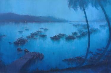 Print of Seascape Paintings by paresh thukrul