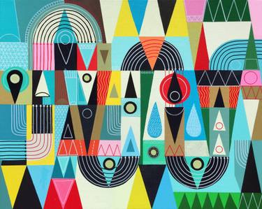 Original Contemporary Transportation Paintings by Johnny Taylor