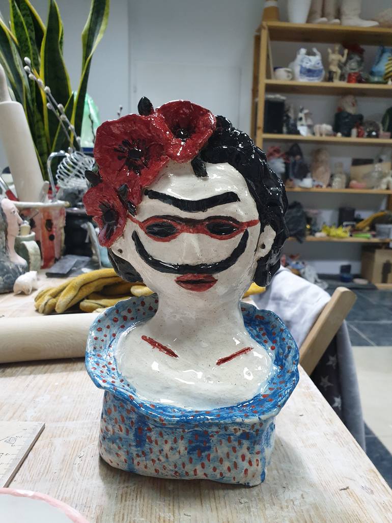 Original Art Deco Pop Culture/Celebrity Sculpture by Daria Zaseda
