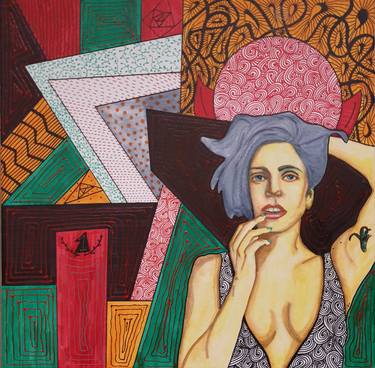 Print of Conceptual Women Paintings by Daria Zaseda