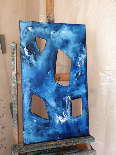 Original Abstract Expressionism Abstract Painting by Daria Zaseda