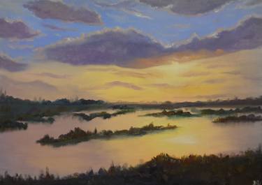 Original Impressionism Landscape Painting by Daria Zaseda