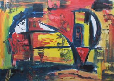 Print of Abstract Expressionism Abstract Paintings by Luka Kapanadze