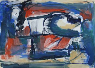 Print of Abstract Expressionism Abstract Paintings by Luka Kapanadze