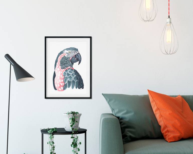 Original Figurative Animal Painting by Clare Mccartney