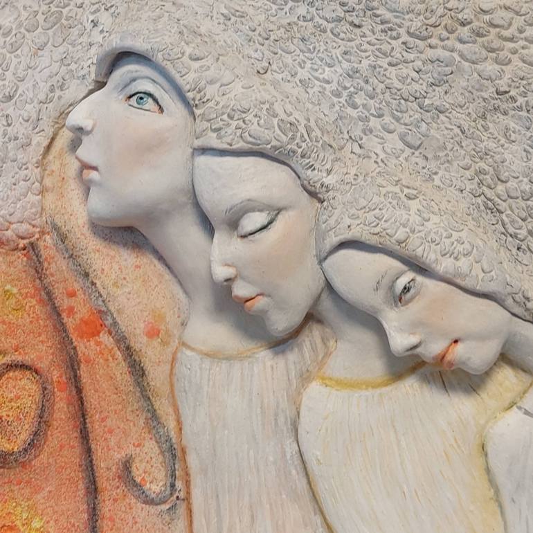 Original 3d Sculpture Women Mixed Media by Edna Dali