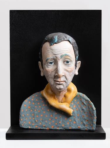 Original Figurative Portrait Sculpture by Edna Dali