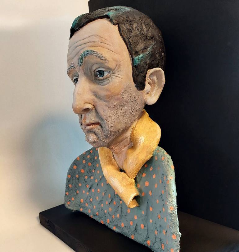 Original 3d Sculpture Portrait Sculpture by Edna Dali