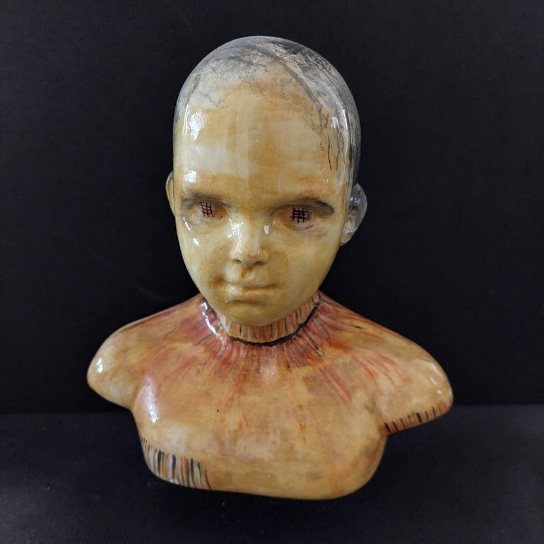 Original Portrait Sculpture by Edna Dali
