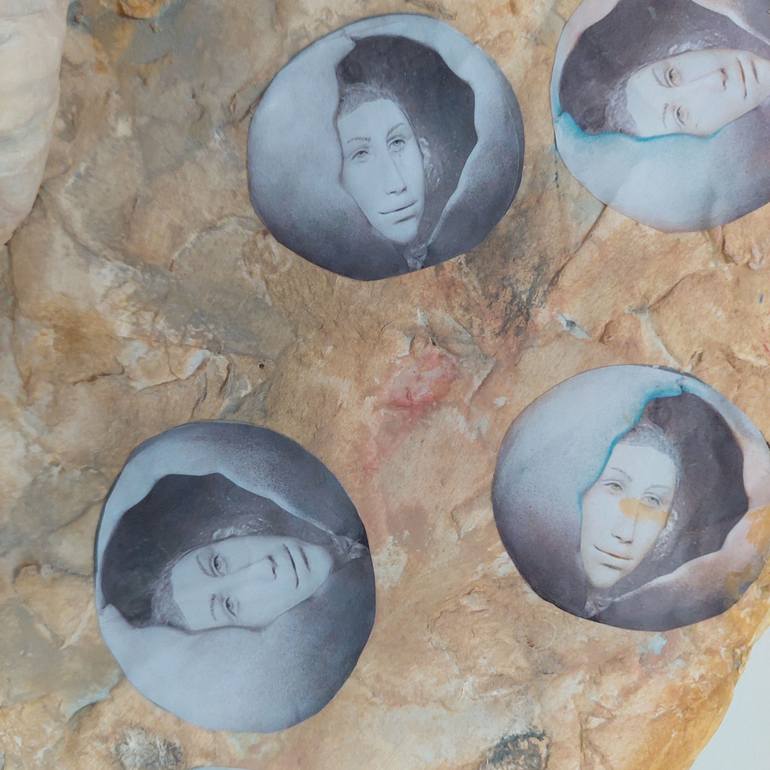 Original Figurative People Mixed Media by Edna Dali