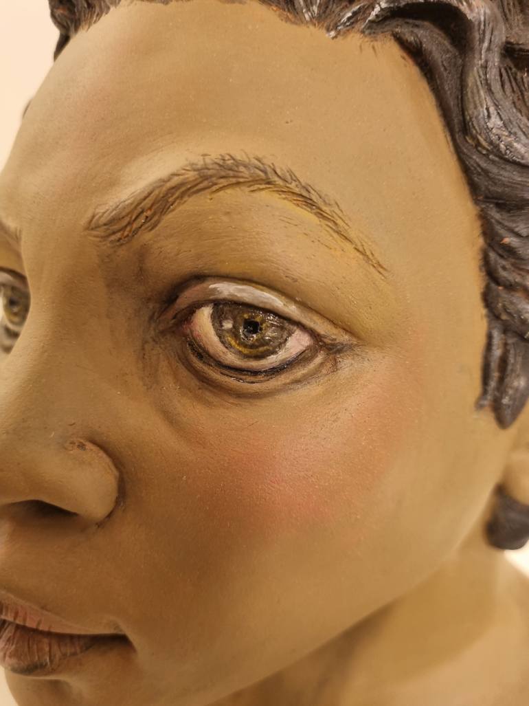 Original Figurative Women Sculpture by Edna Dali
