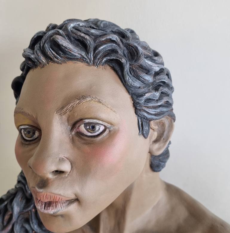 Original Figurative Women Sculpture by Edna Dali