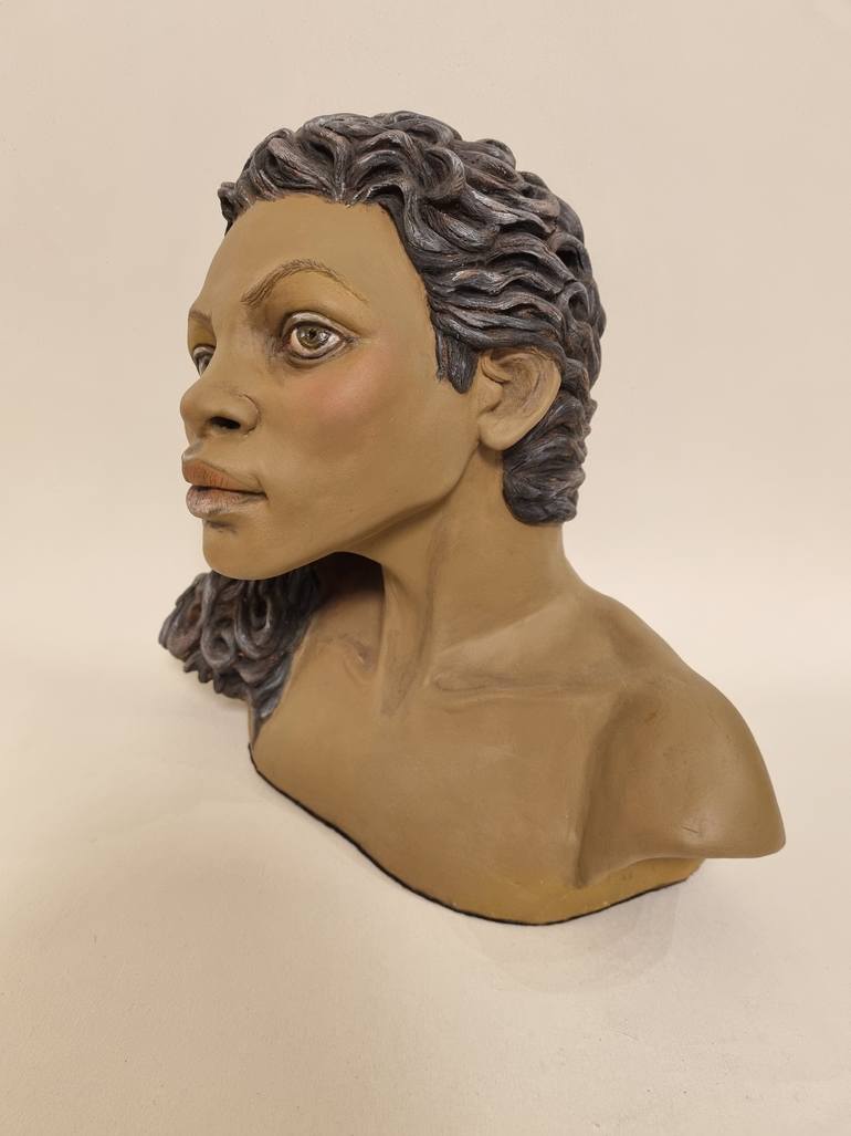 Original Figurative Women Sculpture by Edna Dali