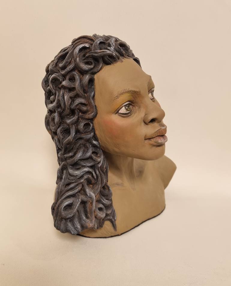Original Figurative Women Sculpture by Edna Dali