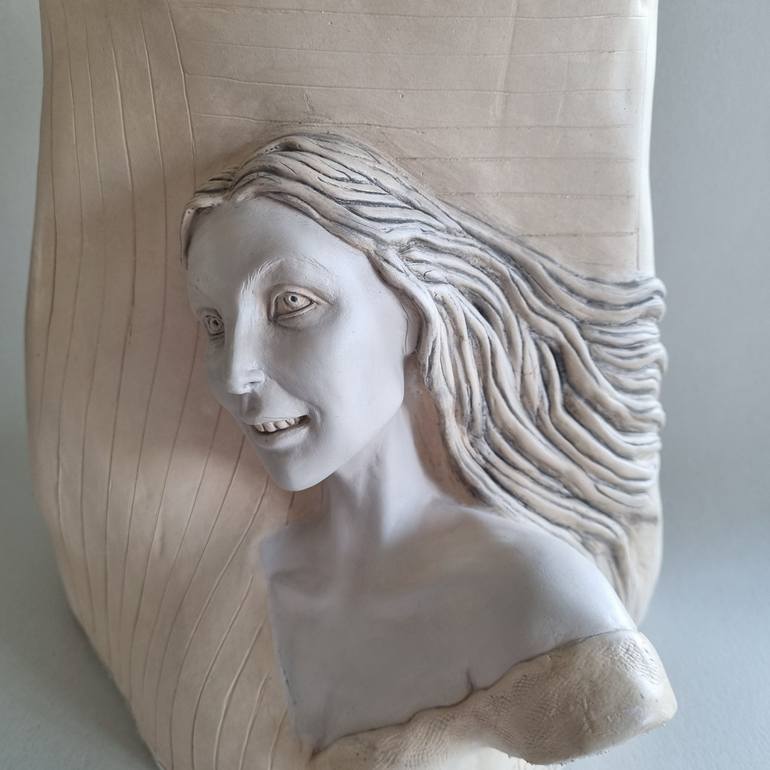 Original Figurative Love Sculpture by Edna Dali