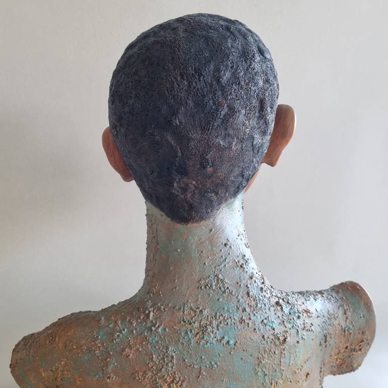 Original Figurative Love Sculpture by Edna Dali