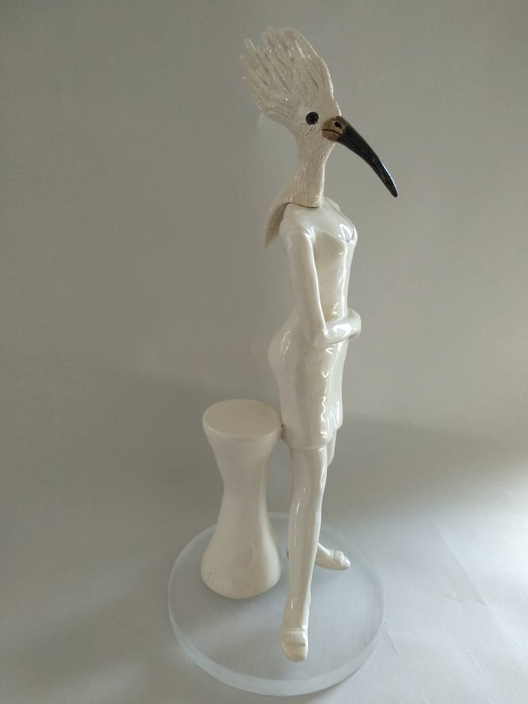 Original Figurative Fantasy Sculpture by Edna Dali