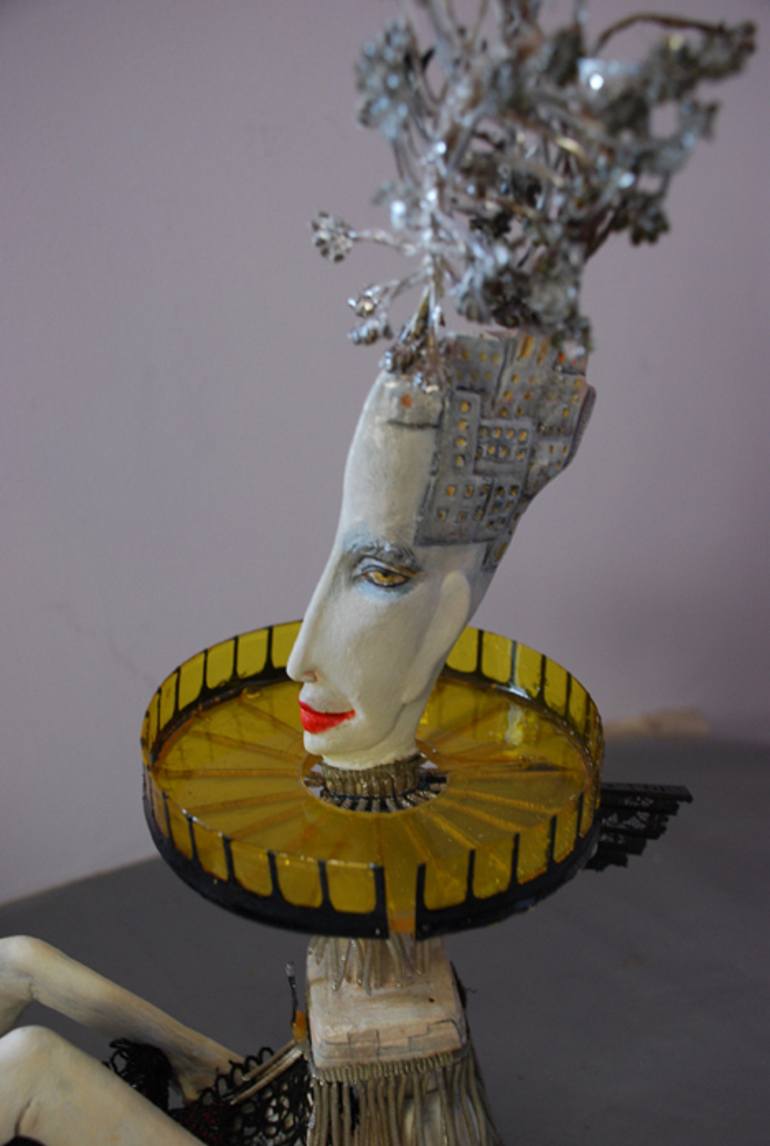 Original Figurative Men Sculpture by Edna Dali