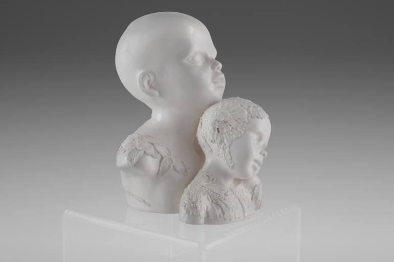 Original Children Sculpture by Edna Dali