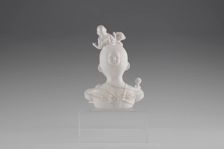 Original Conceptual Family Sculpture by Edna Dali