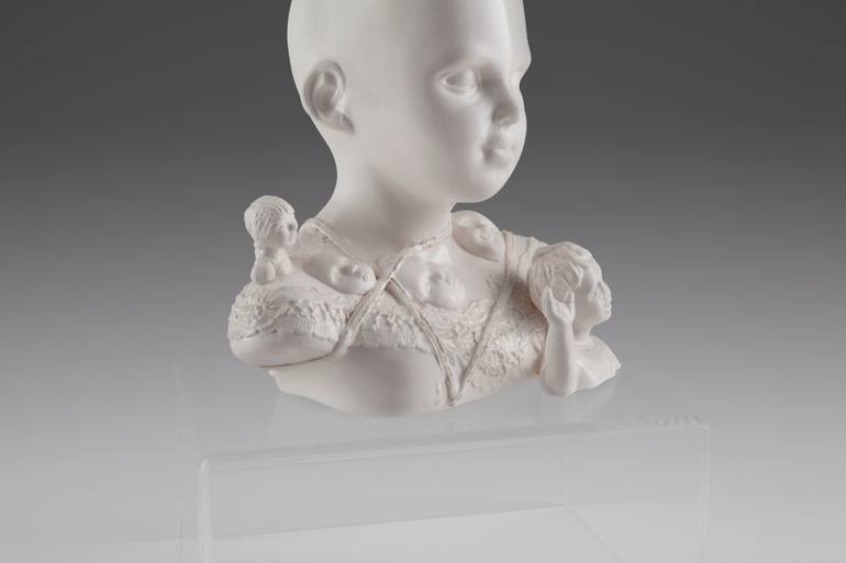 Original Conceptual Family Sculpture by Edna Dali