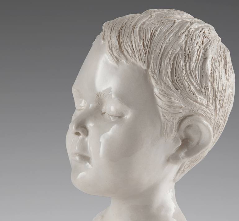 Original Figurative Children Sculpture by Edna Dali