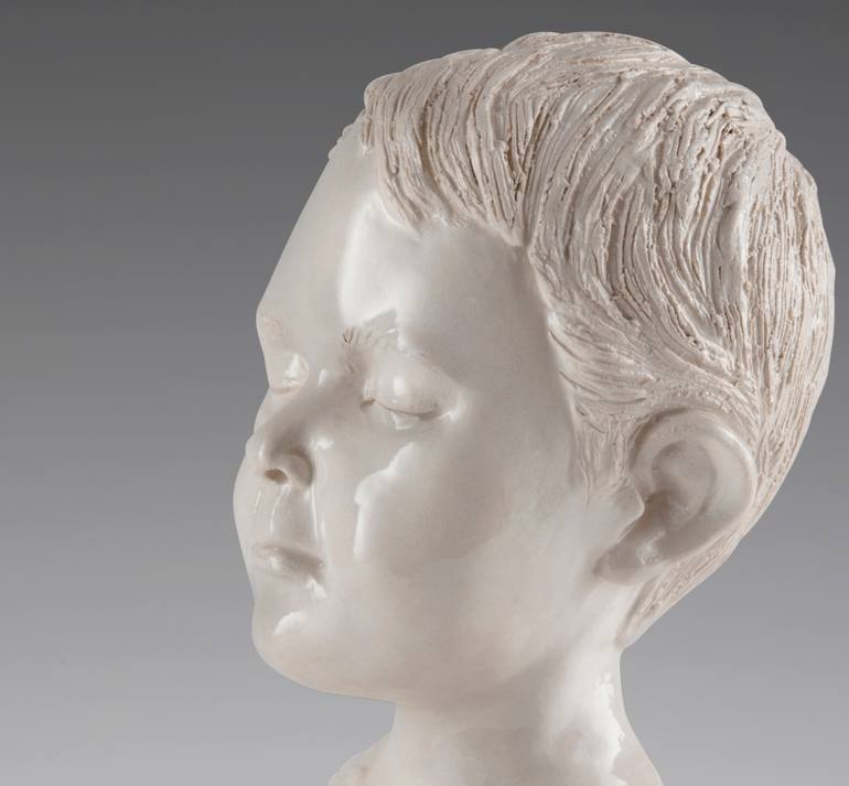 Original Figurative Children Sculpture by Edna Dali