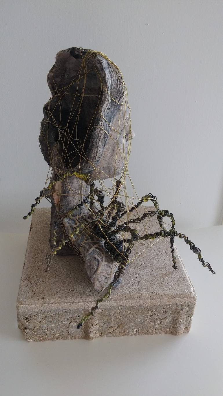 Original Figurative Culture Sculpture by Edna Dali