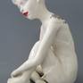 One of a kind sculpture, hand made by Edna Dali. 
made of clay that fired with very high temperature.
