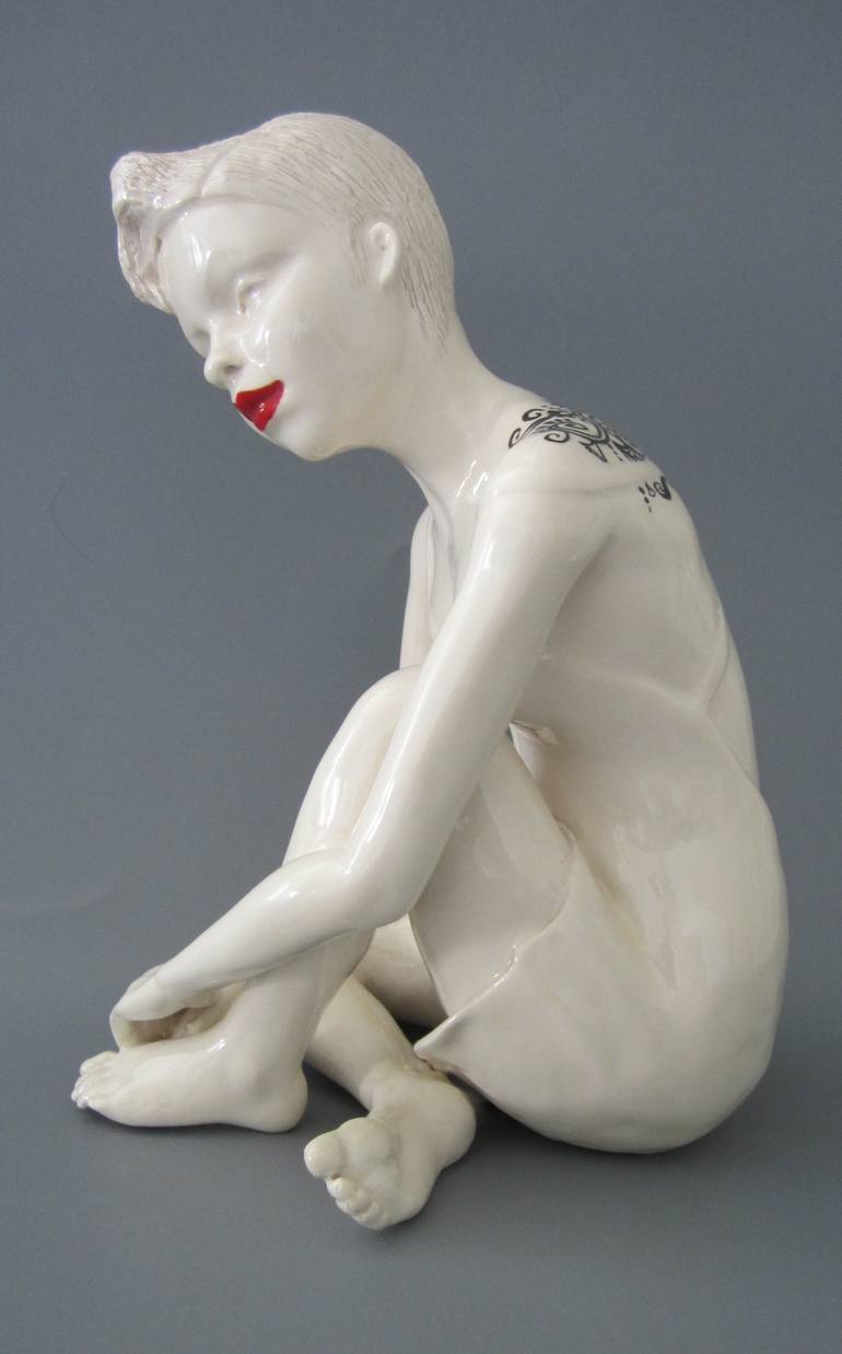 Original Fine Art Women Sculpture by Edna Dali